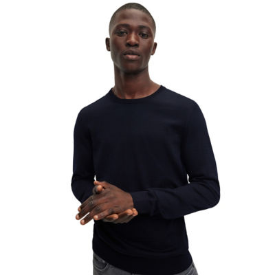 BOSS Virgin-wool sweater in a slim fit 3