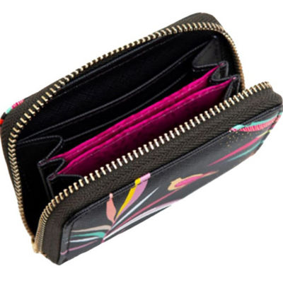 Sara Miller London - Black Bamboo Small Zip Purse (SMP1007-007) 3