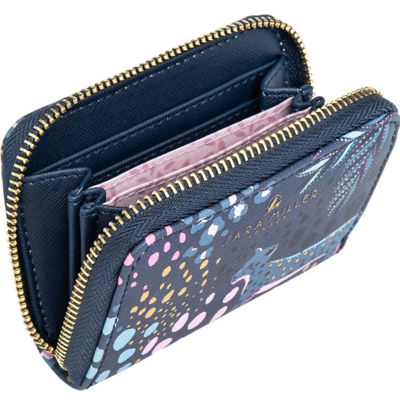 Sara Miller London - Small Zip Purse - Midnight Leopard (SMP1007-010) 3