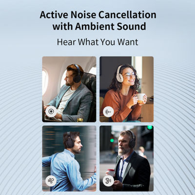 Edifier Wh950Nb Active Noise Cancellation Hi-Res Wireless Headphone Black 8