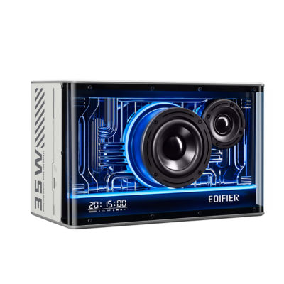 Buy Edifier Qd35 White Tabletop Bluetooth Rgb Speaker With 35W Gan