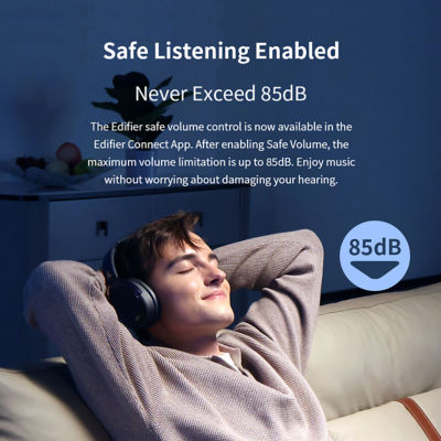 Edifier Wh950Nb Active Noise Cancellation Hi-Res Wireless Headphone Ivory 17