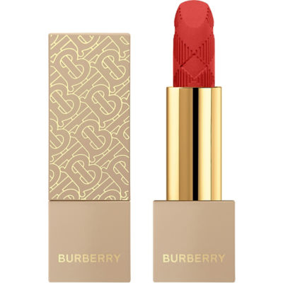 Buy BURBERRY Kisses Matte Golden TB Monogram Collection Lipstick 117 Burnished Red 3.3G Online in Singapore iShopChangi