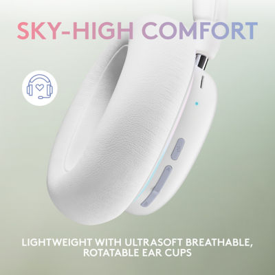 Logitech G735无线和蓝牙RGB游戏耳机偏离白色 3