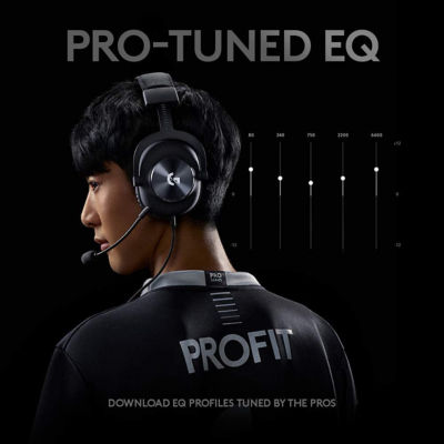 LOGITECH G PRO (2ND GENERATION) WIRED GAMING HEADSET 8