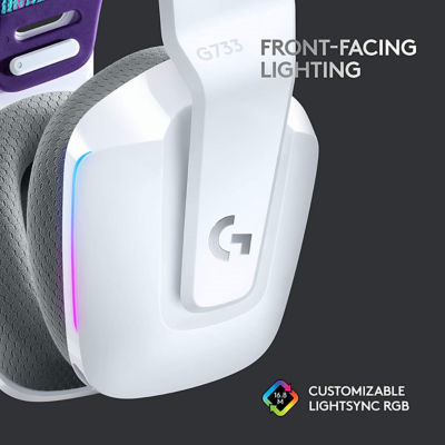 LOGITECH G733 LIGHTSPEED WIRELESS GAMING HEADSET (WHITE) 4