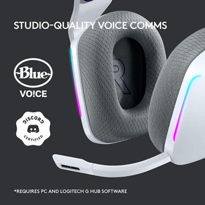 LOGITECH G733 LIGHTSPEED WIRELESS GAMING HEADSET (WHITE) 7