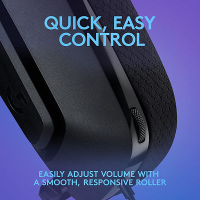 Logitech G335立体连线游戏耳机（黑色） 4