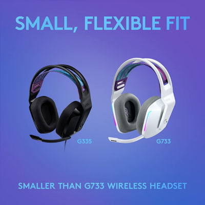 Logitech G335立体连线游戏耳机（黑色） 9