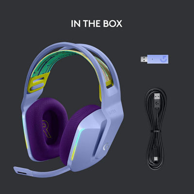 Logitech G733 Lightspeed无线游戏耳机（LILAC） 6