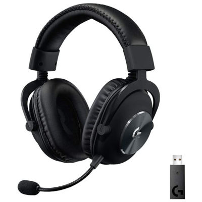 LOGITECH G PRO X WIRELESS GAMING HEADSET WITH BLUE VO!CE 1