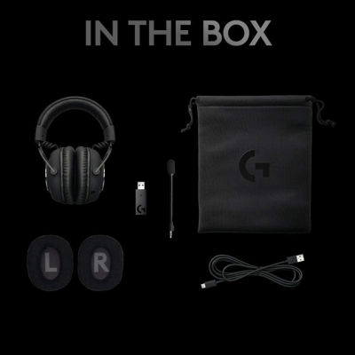 LOGITECH G PRO X WIRELESS GAMING HEADSET WITH BLUE VO!CE 9