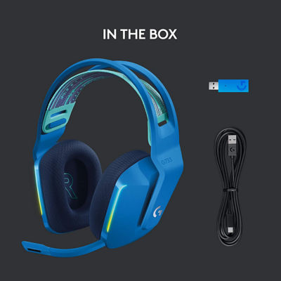 Logitech G733 Lightspeed无线游戏耳机（蓝色） 6