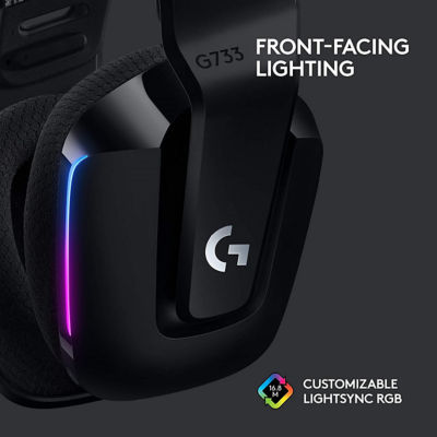 Logitech G733轻速无线游戏耳机（黑色） 4