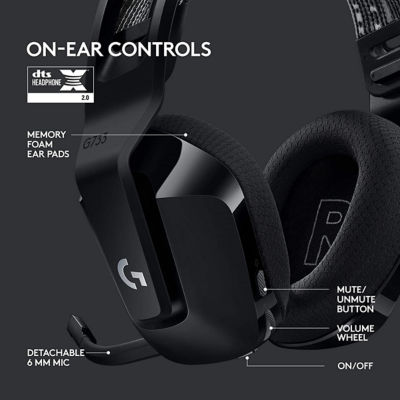 Logitech G733轻速无线游戏耳机（黑色） 5