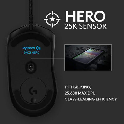 Logitech G403英雄有线RGB游戏鼠标 2