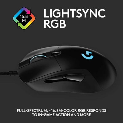 Logitech G403英雄有线RGB游戏鼠标 3