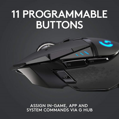 LOGITECH G502 HERO LIGHTSPEED WIRELESS RGB GAMING MOUSE 4