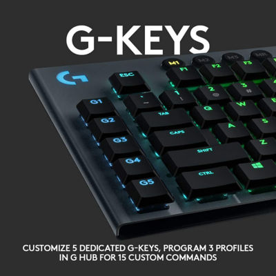 Logitech G815 RGB机械游戏键盘（GL-Clicky） 6