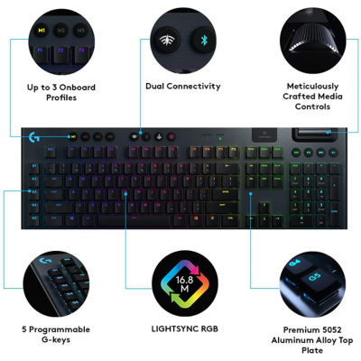 Logitech G915无线机械键盘（GL-TACTILE） 6