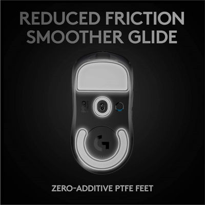 LOGITECH G PRO X SUPERLIGHT LIGHTSPEED WIRELESS GAMING MOUSE - WHITE 6
