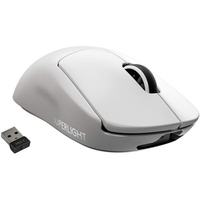 Logitech G Pro X超速光速无线游戏鼠标- 白色| iShopChangi