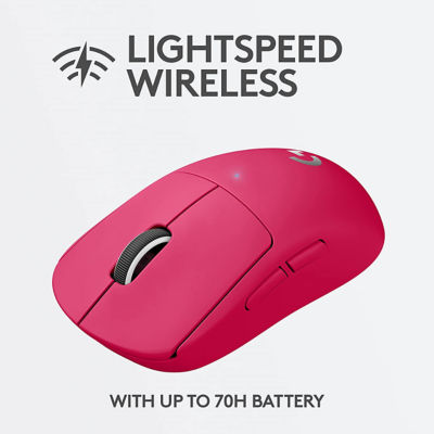 LOGITECH G PRO X SUPERLIGHT LIGHTSPEED WIRELESS GAMING MOUSE - MAGENTA 4