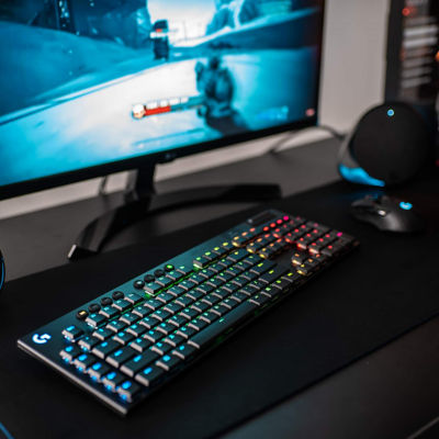 LOGITECH G915 WIRELESS MECHANICAL KEYBOARD (GL-CLICKY) 7