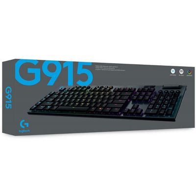 LOGITECH G915 WIRELESS MECHANICAL KEYBOARD (GL-CLICKY) 8