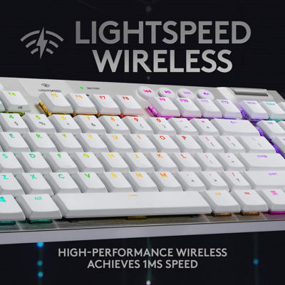 Buy LOGITECH G915 TKL WHITE WIRELESS MECHANICAL KEYBOARD (GL-TACTILE)  Online in Singapore | iShopChangi