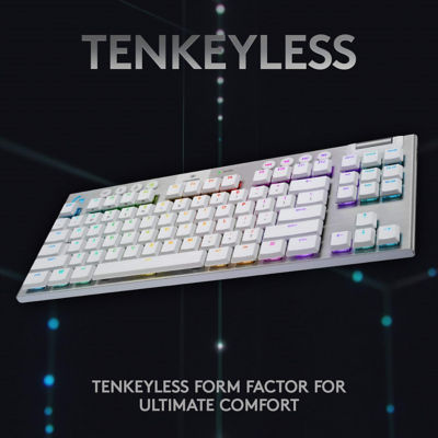 LOGITECH G915 TKL WHITE WIRELESS MECHANICAL KEYBOARD (GL-TACTILE) 5