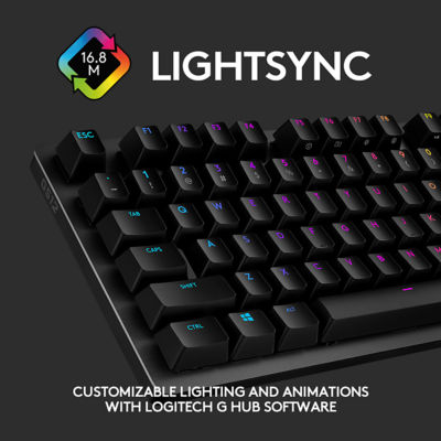 Logitech G512 RGB机械游戏键盘（GX-Blue Clicky） 3
