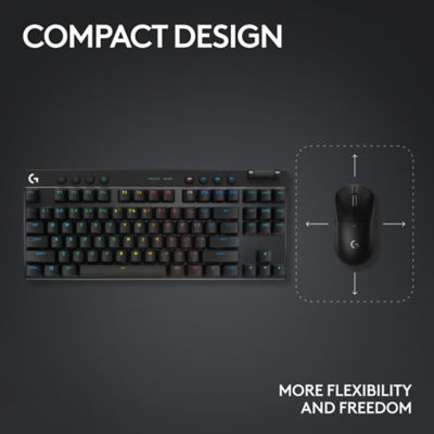 Logitech G LOGITECH PRO X TKL LIGHTSPEED GAMING KEYBOARD BLACK (GX-BROWN) 7