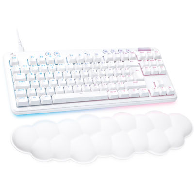 Logitech G713有线无人物商品RGB键盘和棕榈休息棕色触觉 1