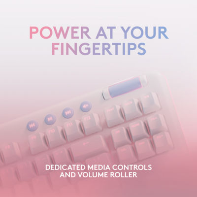 Logitech G713有线无人物商品RGB键盘和棕榈休息棕色触觉 5
