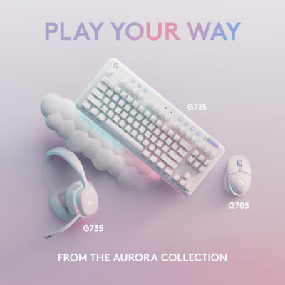 Logitech G713有线无人物商品RGB键盘和棕榈休息棕色触觉 8