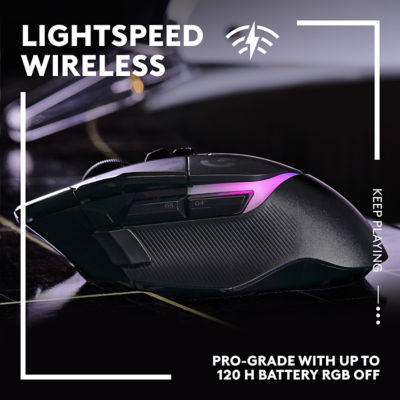 LOGITECH G502 X PLUS LIGHTSPEED RGB MSE BLACK 3
