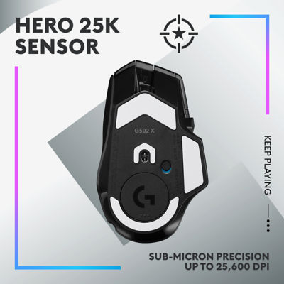 LOGITECH G502 X PLUS LIGHTSPEED RGB MSE BLACK 4