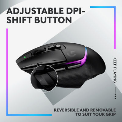 LOGITECH G502 X PLUS LIGHTSPEED RGB MSE BLACK 6