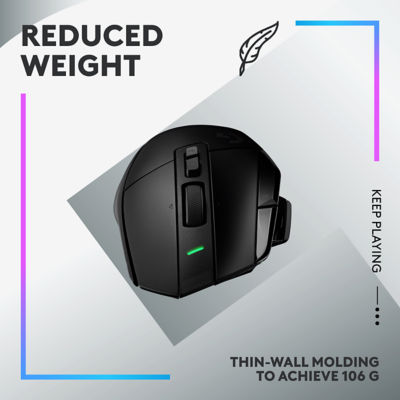 LOGITECH G502 X PLUS LIGHTSPEED RGB MSE BLACK 8
