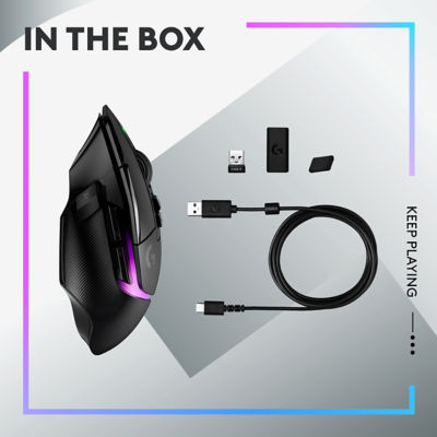 LOGITECH G502 X PLUS LIGHTSPEED RGB MSE BLACK 9