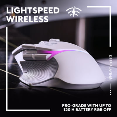 Logitech G502 X Plus Lightspeed RGB MSE白色 3