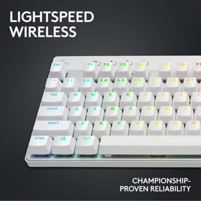 Logitech G Logitech Pro X TKL Lightspeed游戏键盘白色（GX-Brown） 3