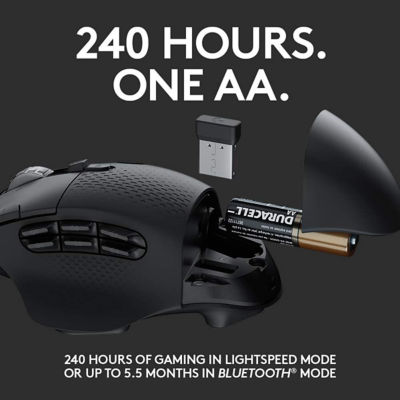 Logitech G604 Lightspeed Wireless Bluetooth MMO游戏鼠标 7