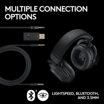 LOGITECH G PRO X 2 LIGHTSPEED BLUETOOTH WIRELESS GAMING HEADSET BLACK 6