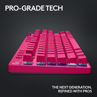 Buy LOGITECH PRO X TKL LIGHTSPEED GAMING KEYBOARD MAGENTA (GX