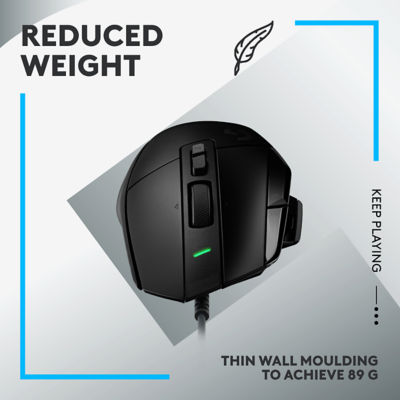 LOGITECH G502 X WIRED GAMING MOUSE BLACK 6