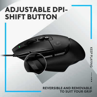 LOGITECH G502 X WIRED GAMING MOUSE BLACK 7
