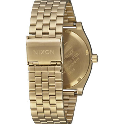 Nixon - Time Teller 37mm Watch - Gold/White (A045508) 3