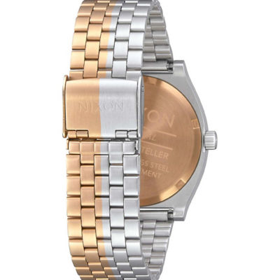 Nixon - Time Teller 37mm Watch - Gold/TwoTone (A0453237) 3